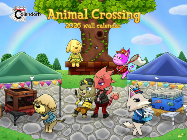 2026 Animal Crossing Wall Calendar