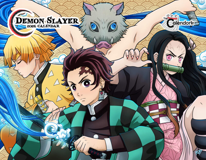 2026 Demon Slayer Wall Calendar