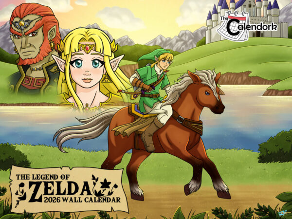 2026 Legend of Zelda Wall Calendar