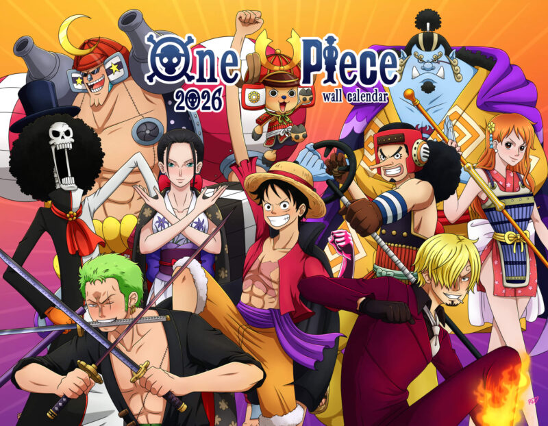 2026 One Piece Wall Calendar