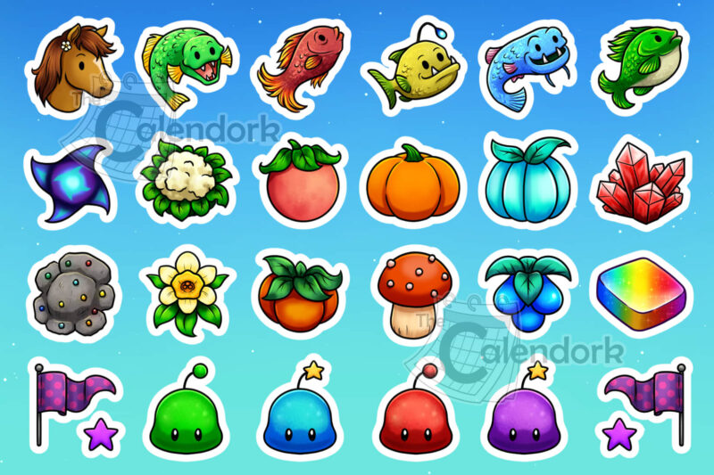 Stardew Valley Planning Sticker Sheet - Image 3