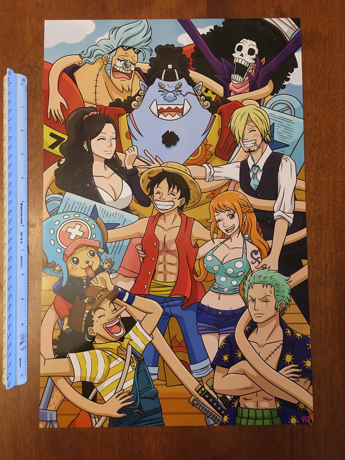 Straw hats fan art