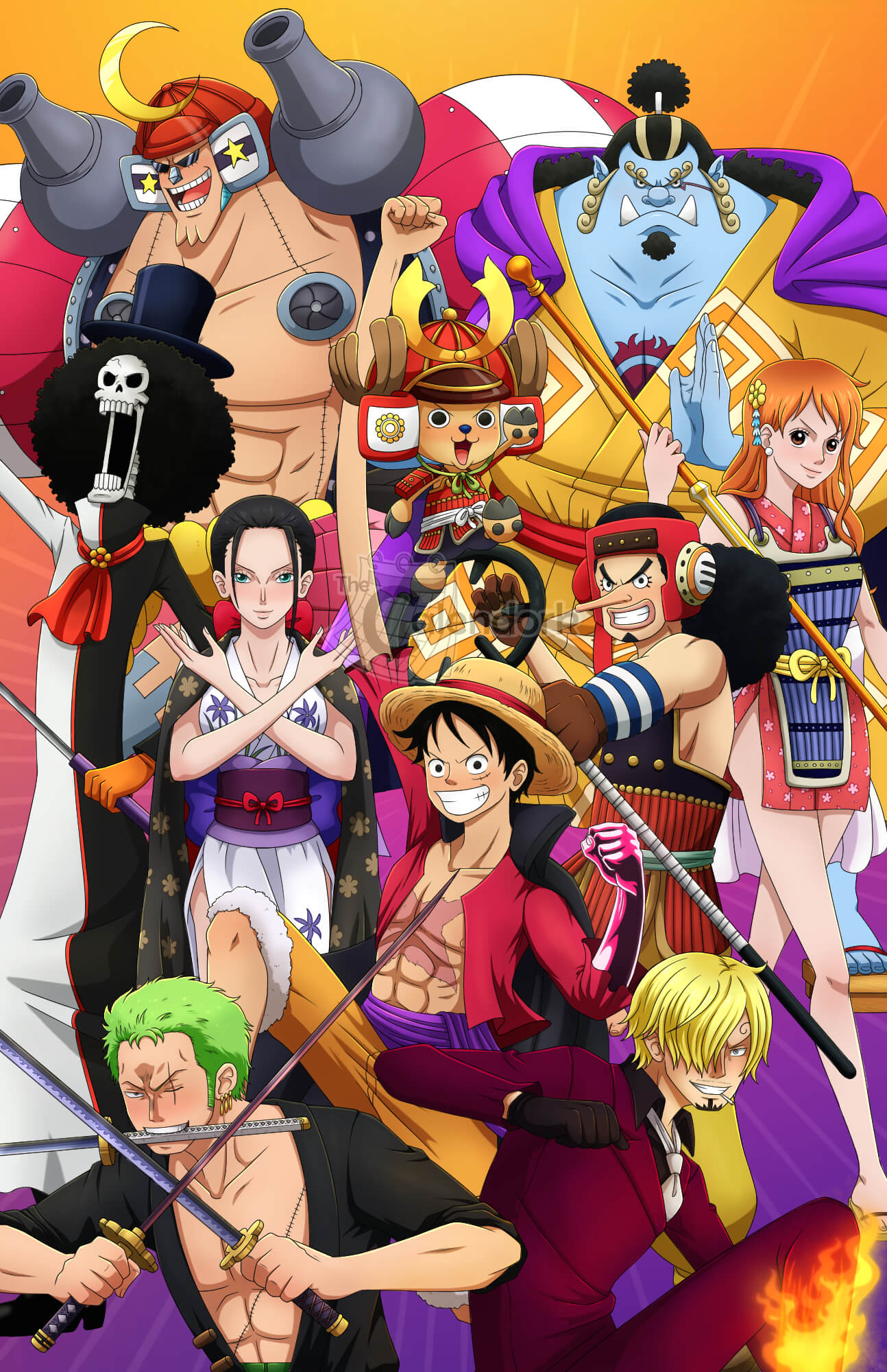 one piece luffy crew