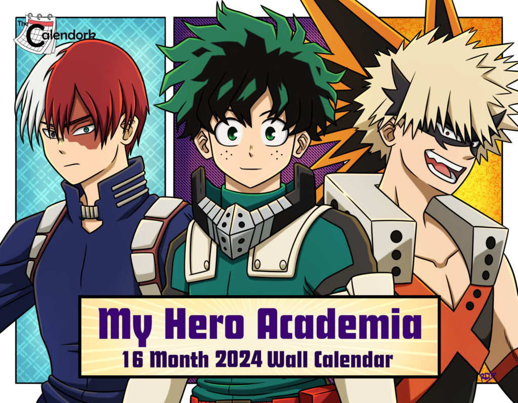 My Hero Academia Wall Calendar The Calendork