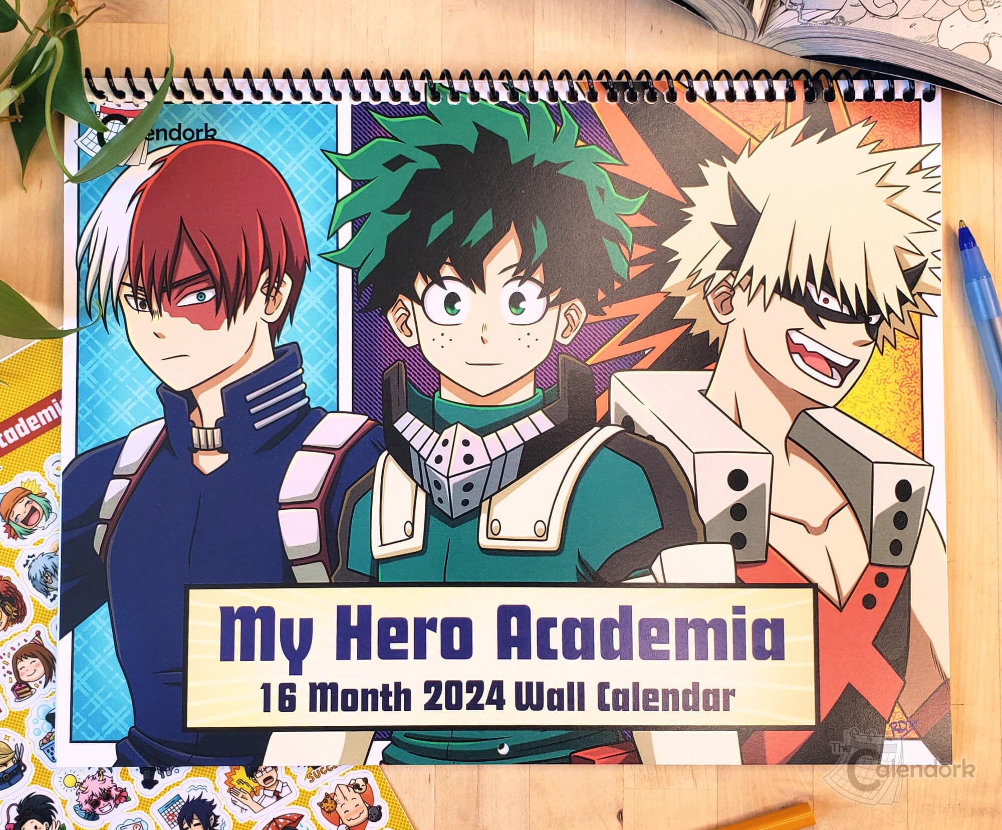 2022 My Hero Academia Wall Calendar