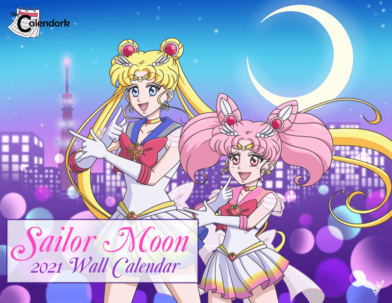 Sailor Moon Wall Calendar – The Calendork