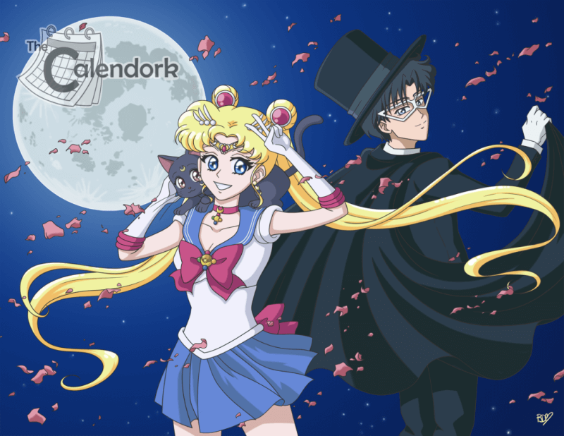 Sailor Moon Wall Calendar The Calendork