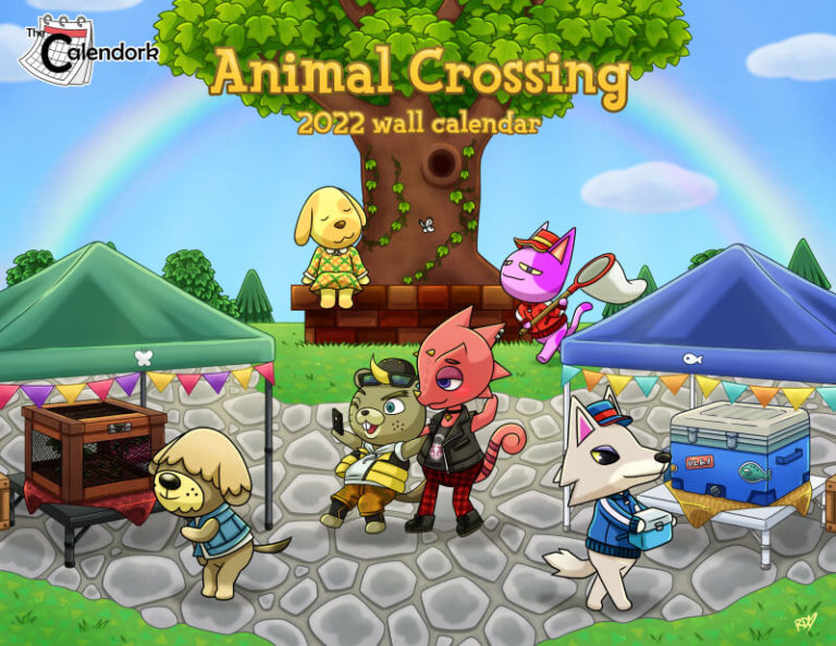 Animal Crossing Wall Calendar The Calendork