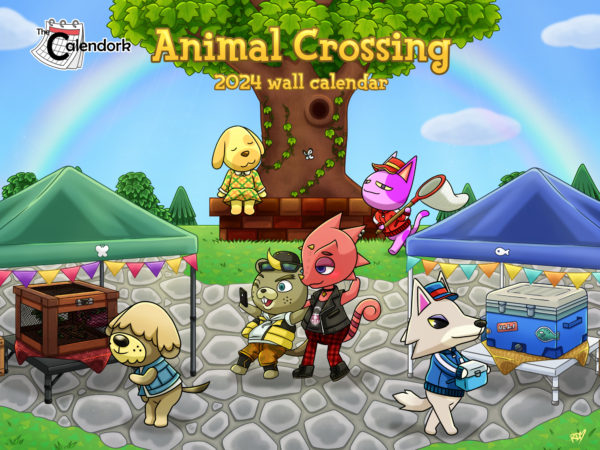 Animal Crossing Wall Calendar