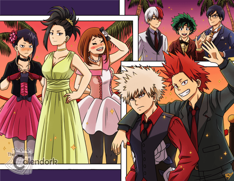 My Hero Academia Fantasy AU Print – The Calendork