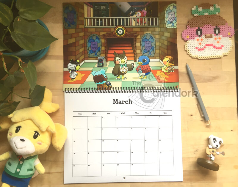 Animal Crossing Wall Calendar – The Calendork