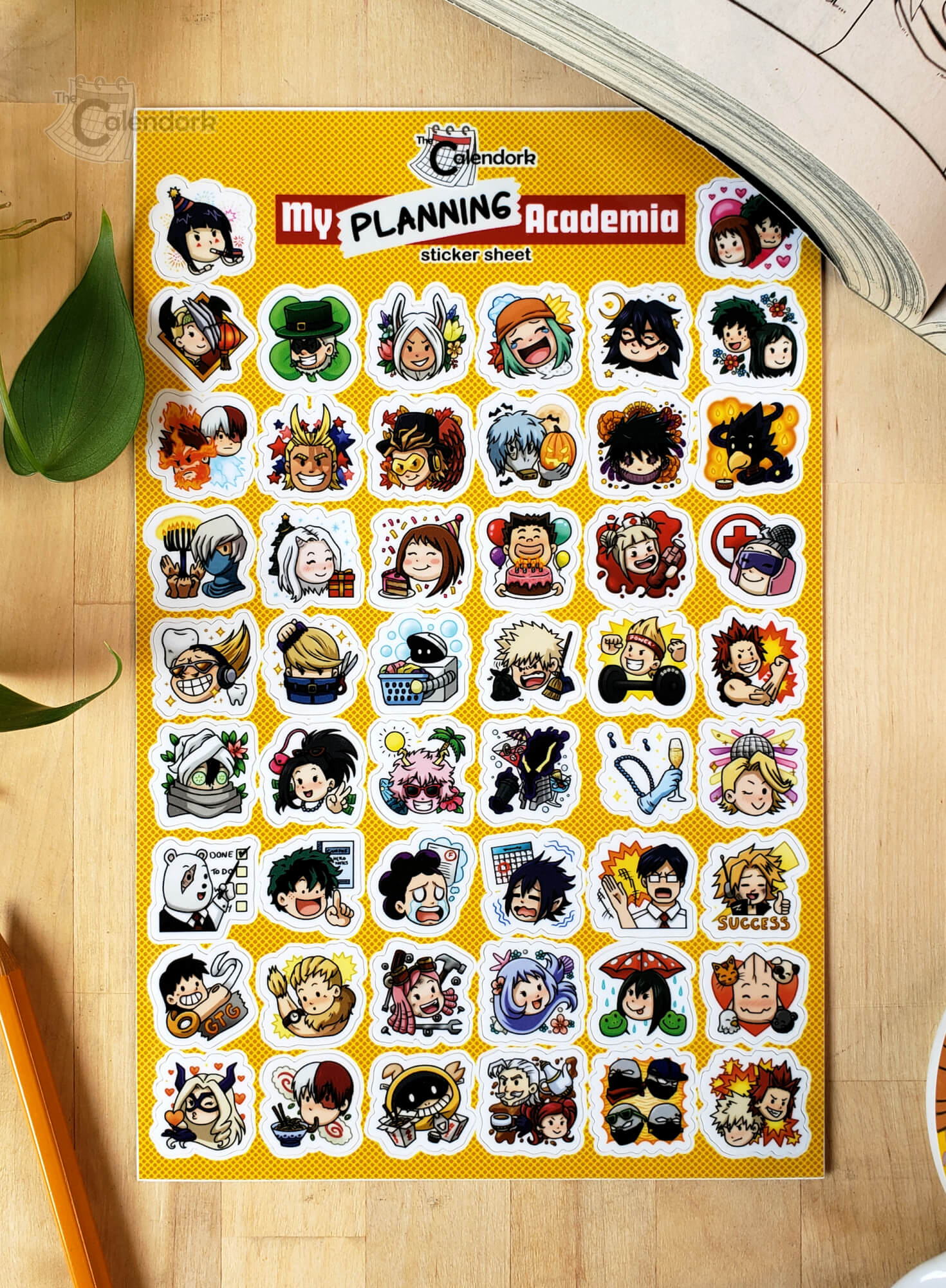One Piece Planning Sticker Sheet – The Calendork
