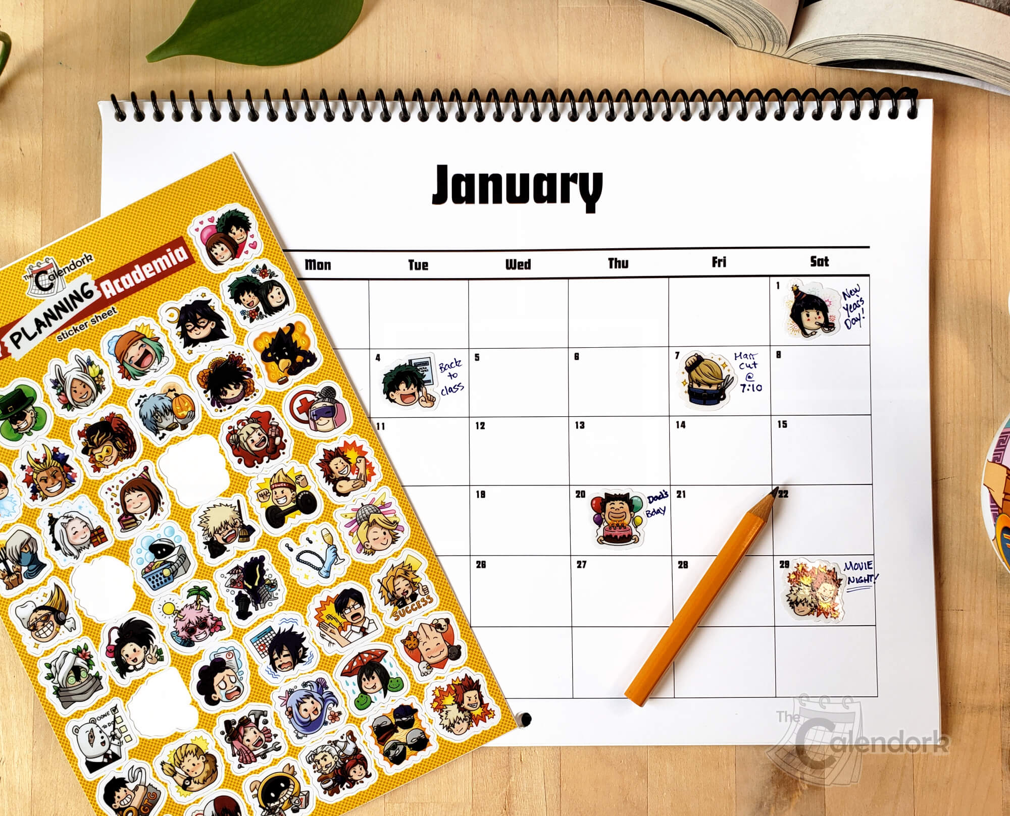 One Piece Planning Sticker Sheet – The Calendork