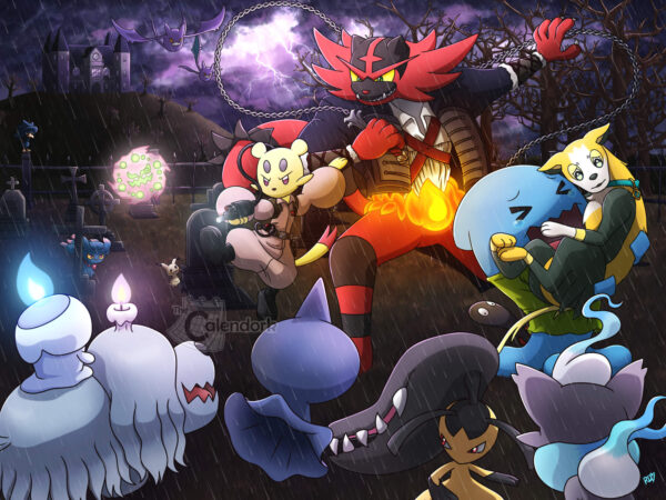 Graveyard Battle Print