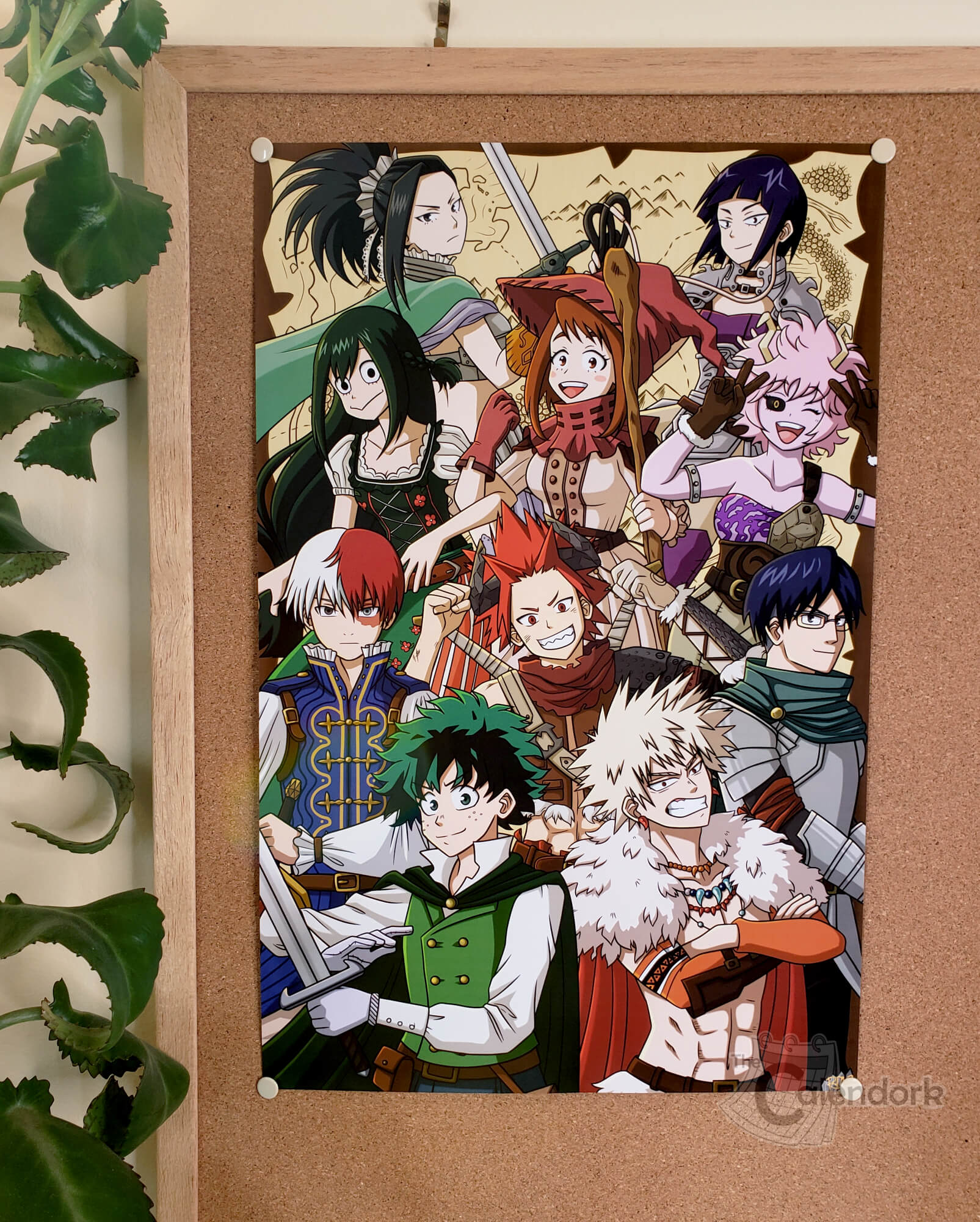 My Hero Academia Fantasy AU Print – The Calendork