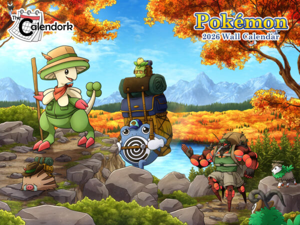 2026 Pokemon Wall Calendar