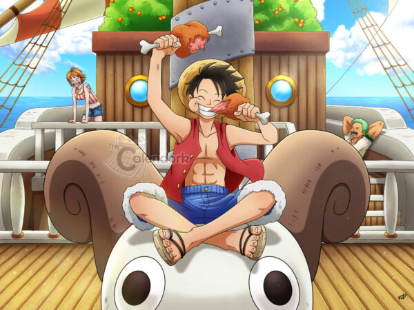 To the Grand Line! Luffy Print