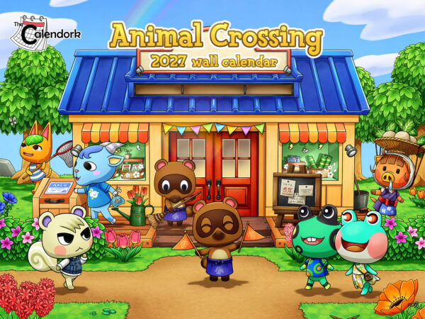 2027 Animal Crossing Wall Calendar