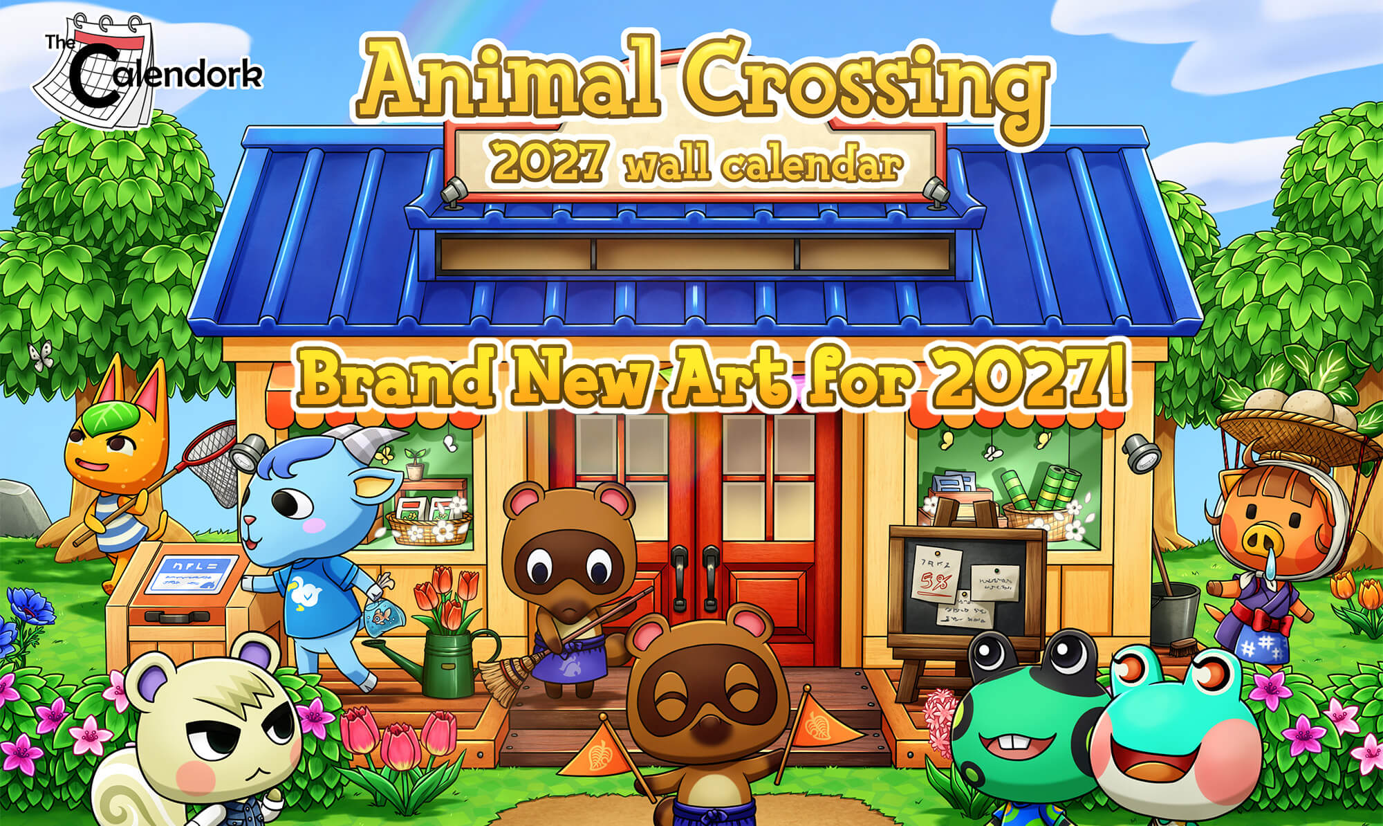 Animal Crossing Wall Calendar