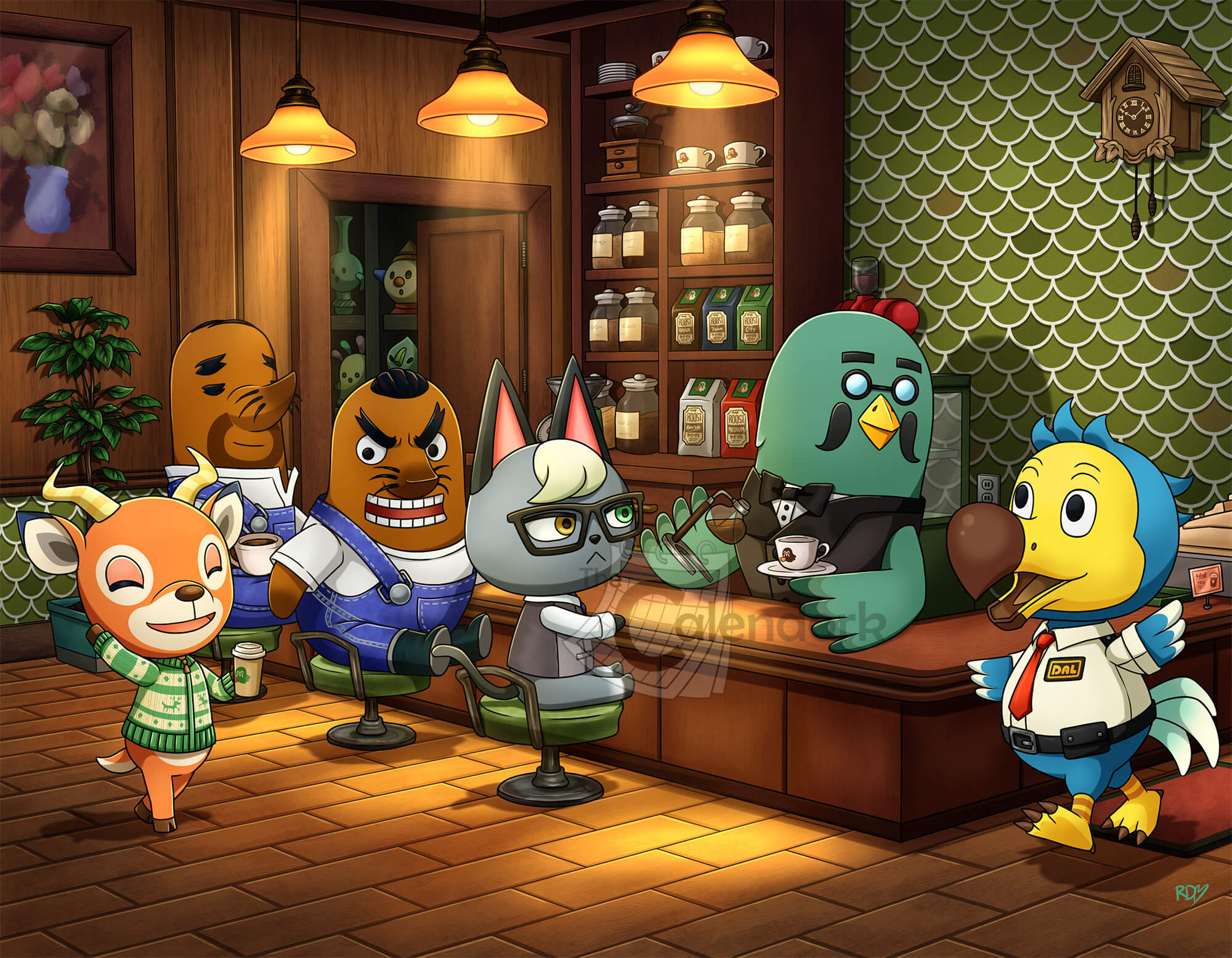 2027 Animal Crossing Wall Calendar - Image 3