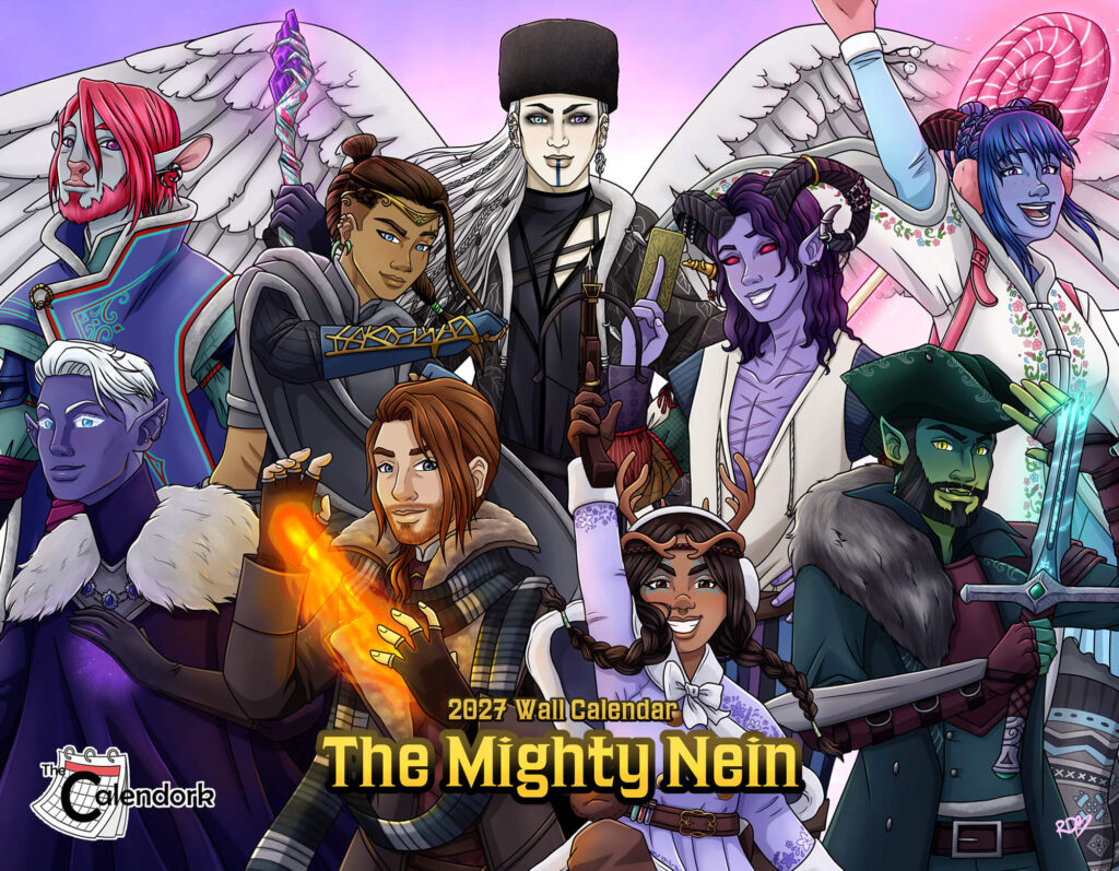 2027 Mighty Nein Wall Calendar