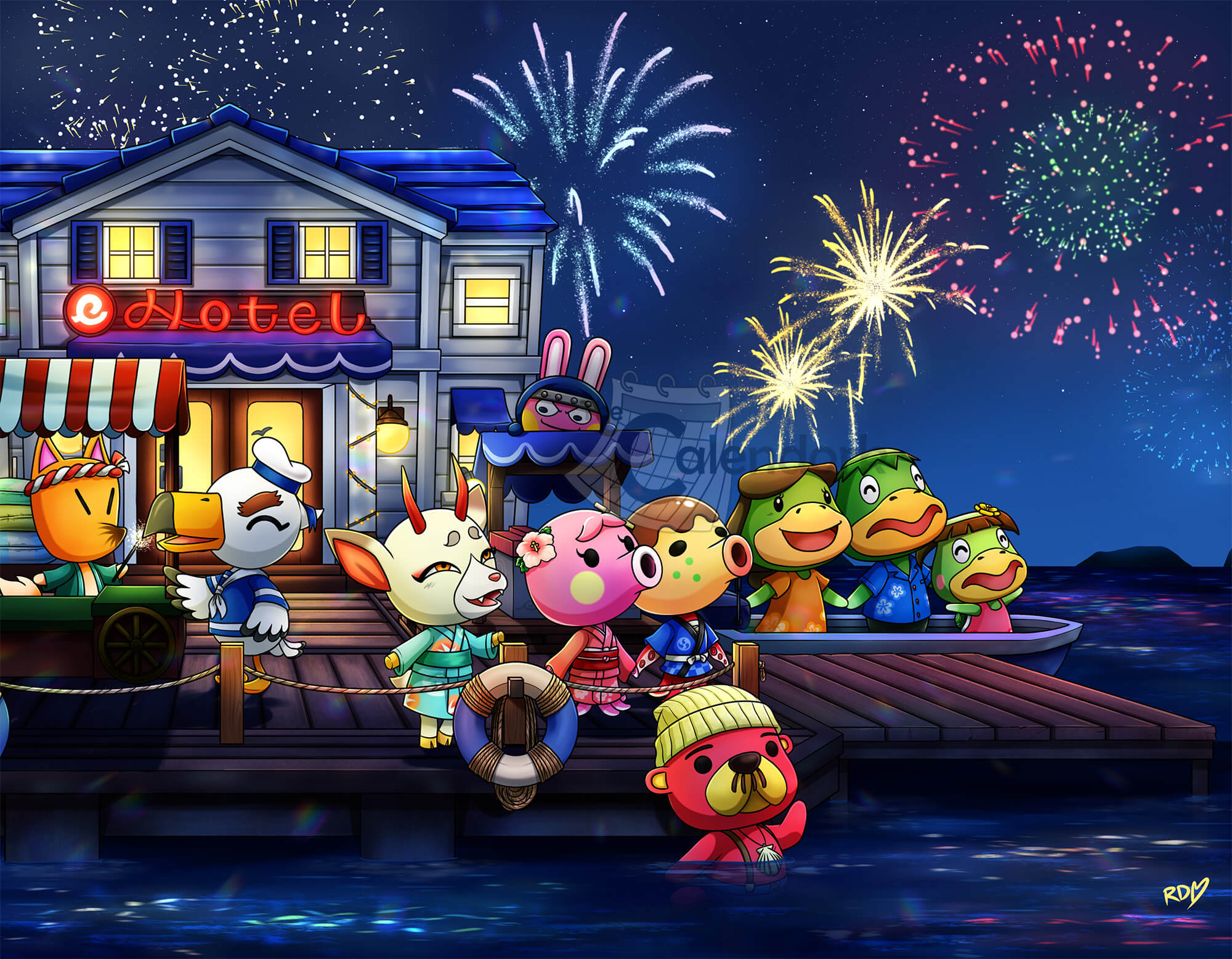 2027 Animal Crossing Wall Calendar - Image 9