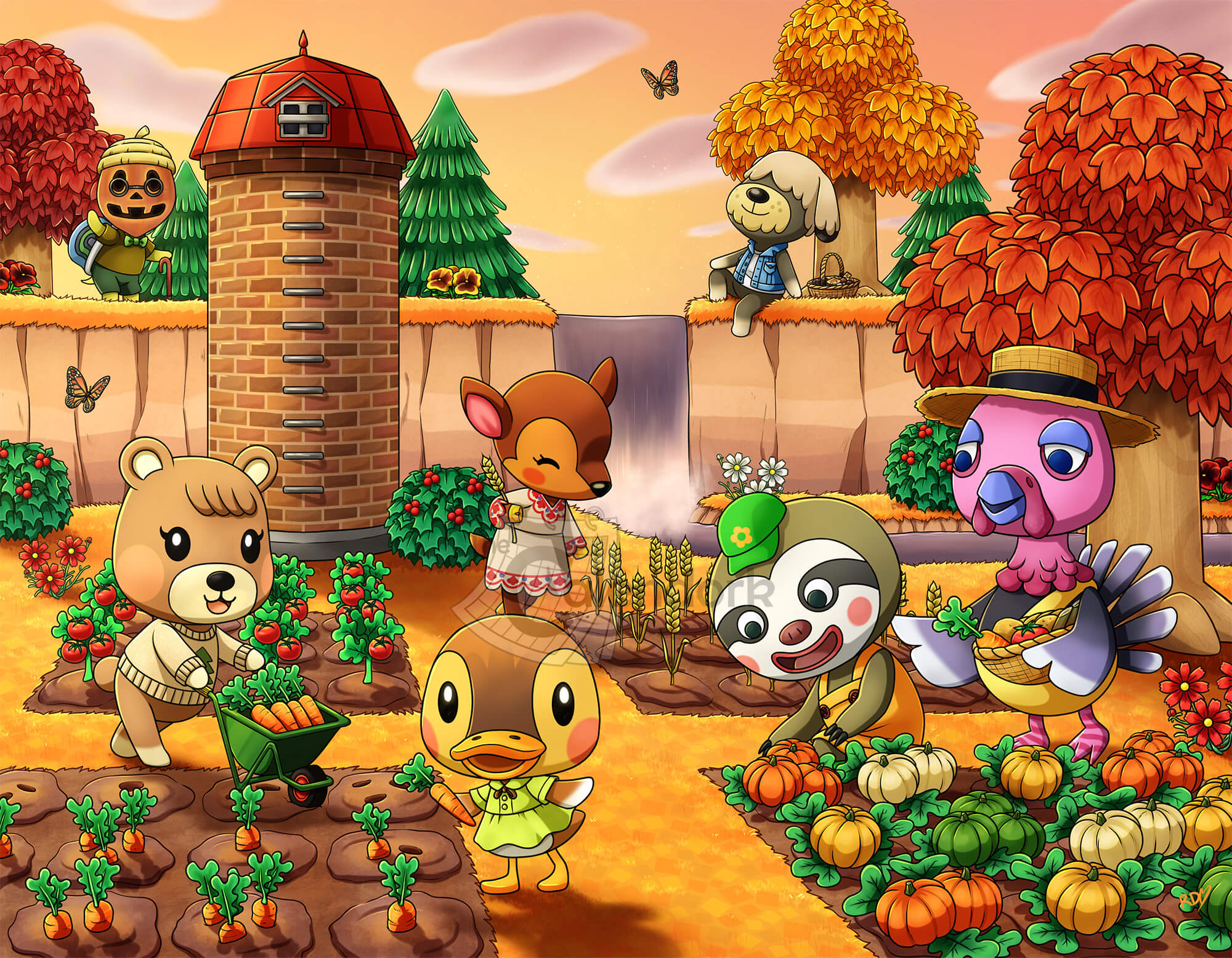 2027 Animal Crossing Wall Calendar - Image 12