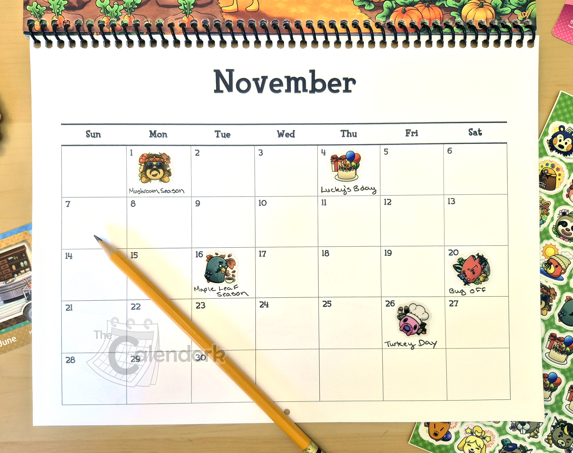 2027 Animal Crossing Wall Calendar - Image 5