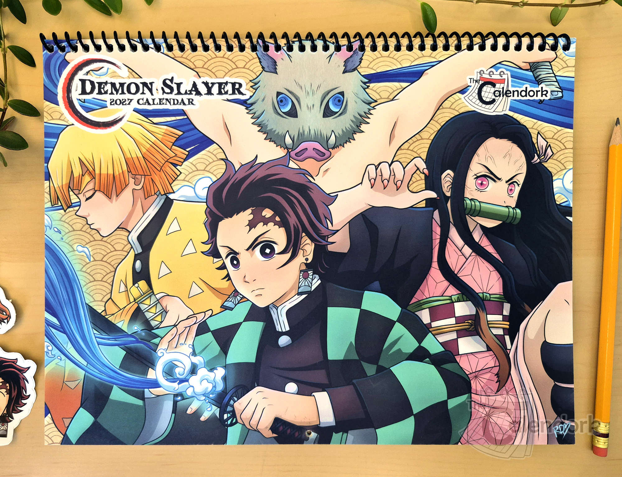 2027 Demon Slayer Wall Calendar - Image 4