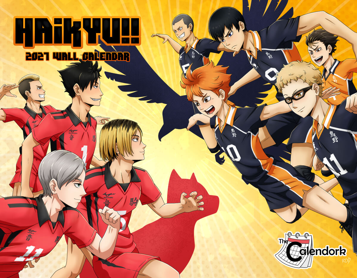 2027 Haikyu!! Wall Calendar