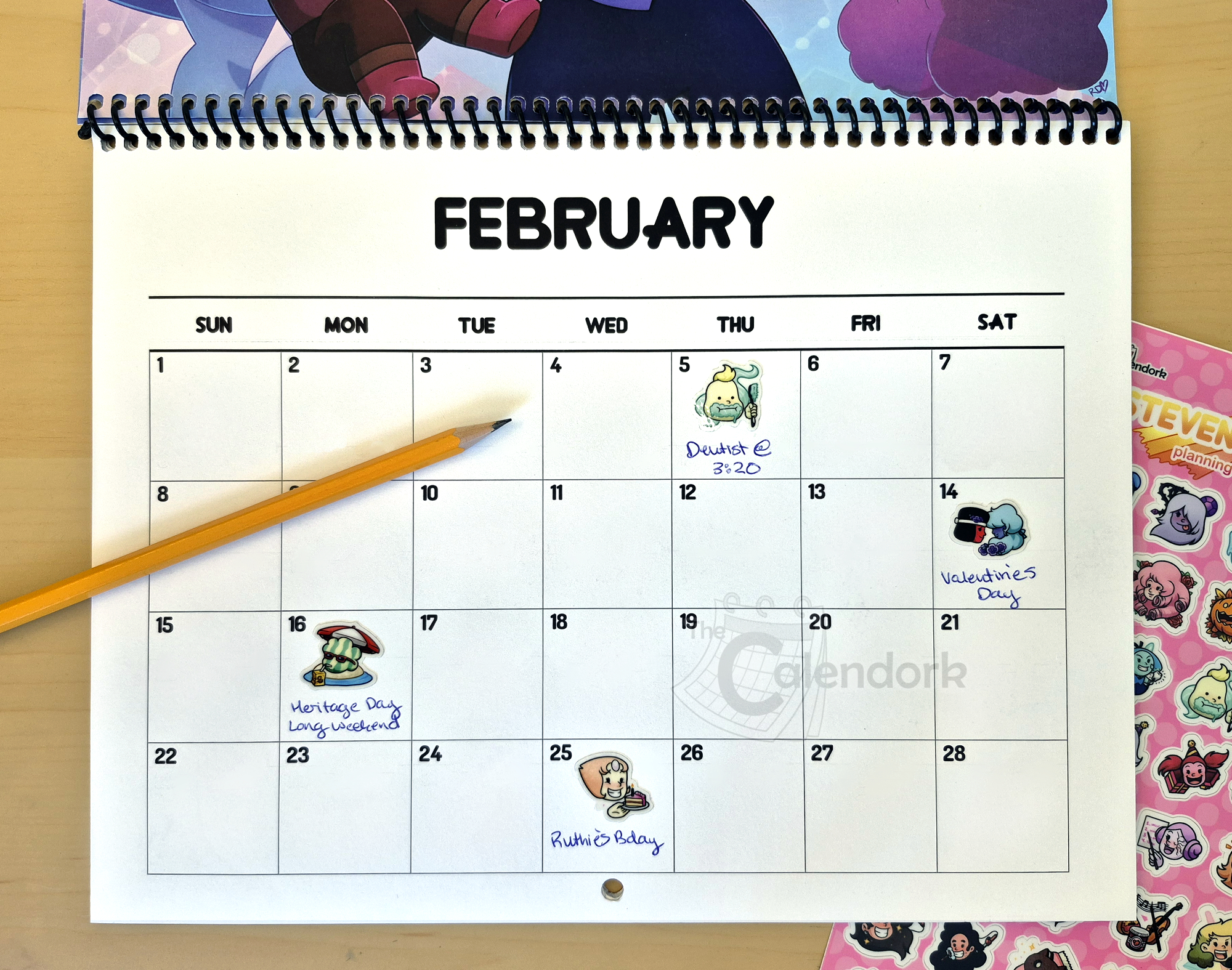2027 Steven Universe Wall Calendar - Image 5
